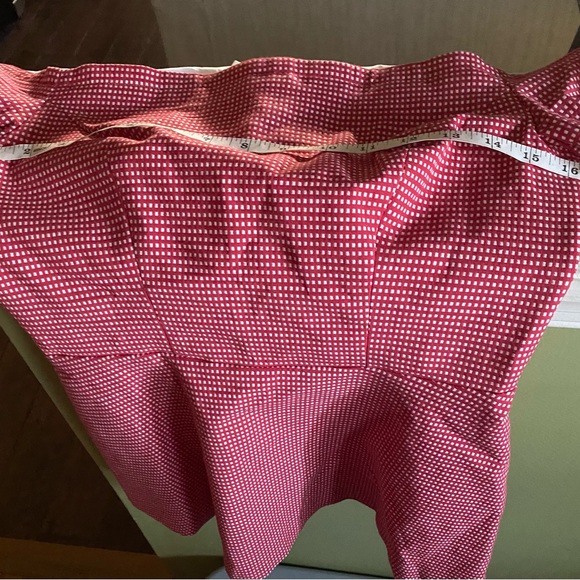 NWT Pearl by Lela Rose Checkered short sleeve poplin combo top Super Stylish - Picture 9 of 9